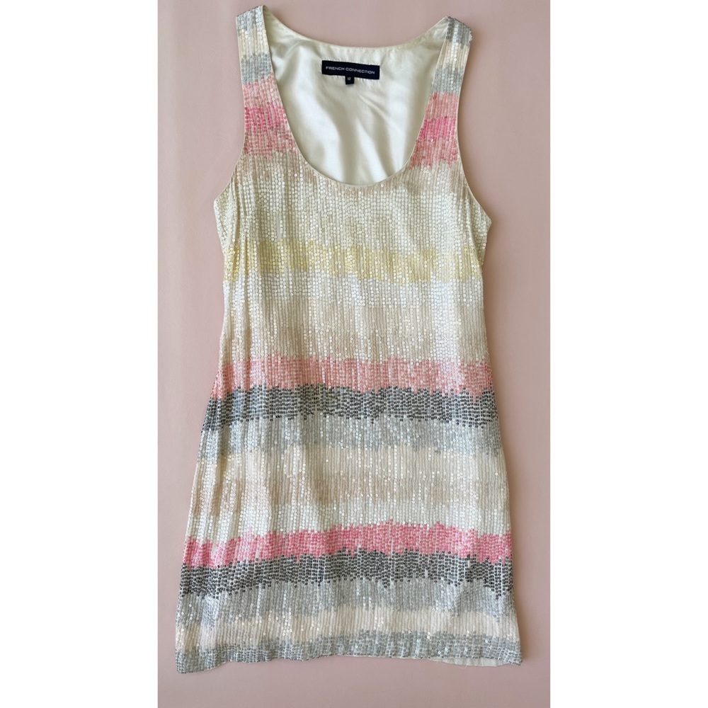 French Connection Ombre Sequin Party Dress S/M